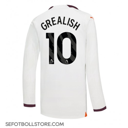 Manchester City Jack Grealish #10 Replika Bortatröja 2023-24 Långärmad